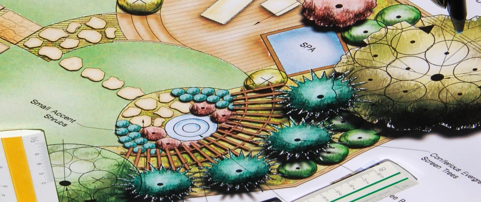 Landscape design rendering in Ankeny, IA.