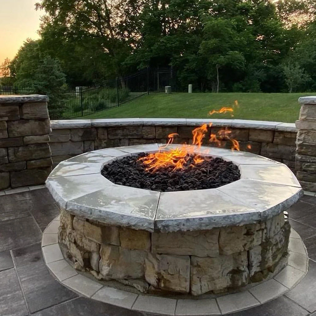 Fire pit in Waukee, IA.